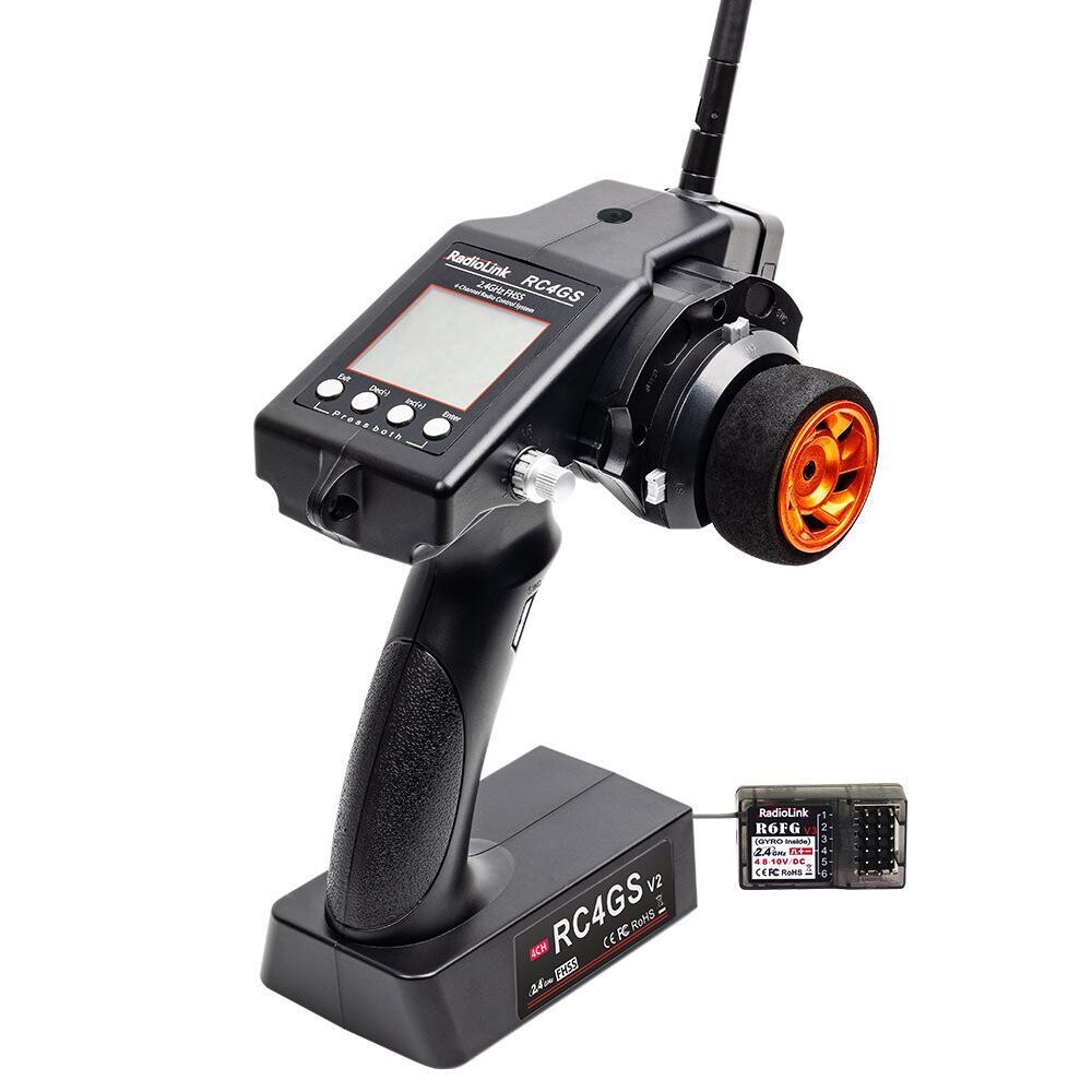 Radiolink RC4GSv2 2.4G 4CH Car Controller Transmitter+R6FGv3 Gyro Receiver C30723