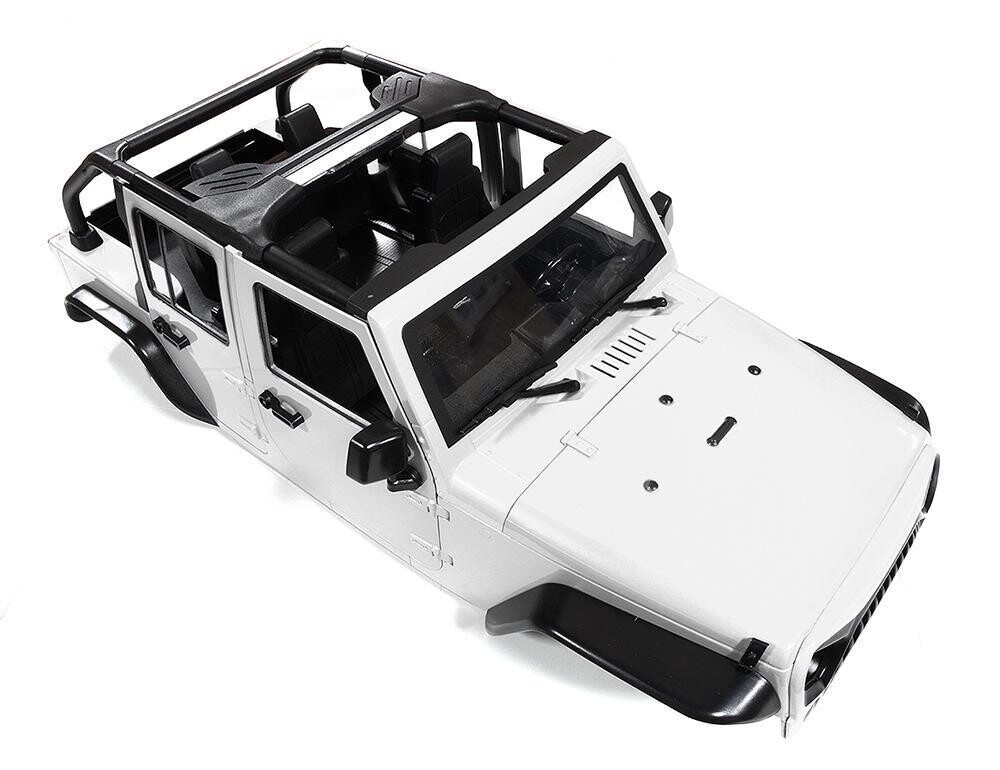 Integy JW10-C Hard Plastic Body Kit for 1/10 Scale Off-Road Crawler WB=313mm C29847WHITE