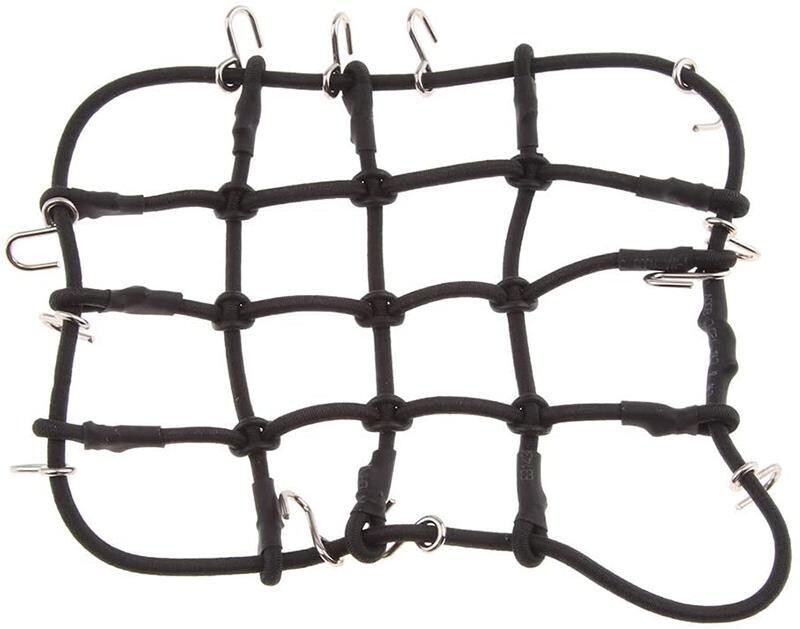 Integy Realistic Nylon Cargo Net 140x100mm for 1/10 Scale Crawler C31097BLACK