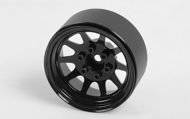 RC4WD OEM Stamped Steel 1.9&quot; Beadlock Wheels (Black) 4pcs RC4ZW0210