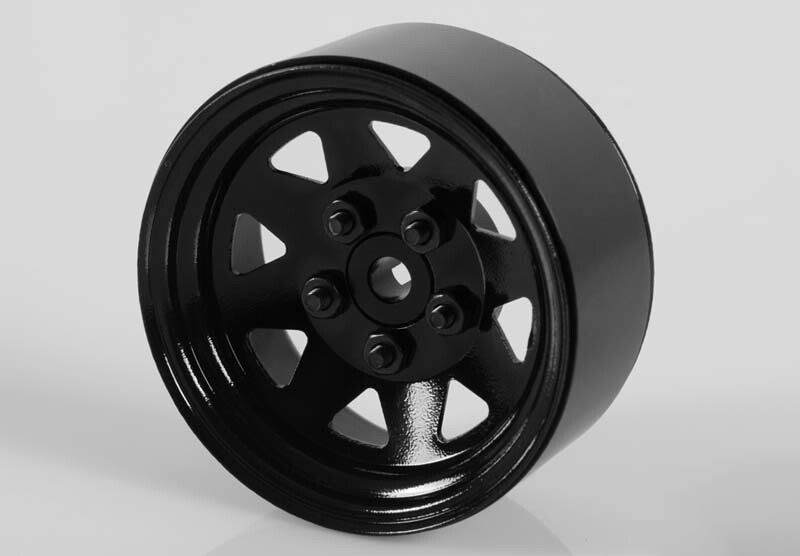 RC4WD 5 Lug Wagon 1.9&quot; Steel Stamped Beadlock Wheels, Black, Set of 4 RC4ZW0129