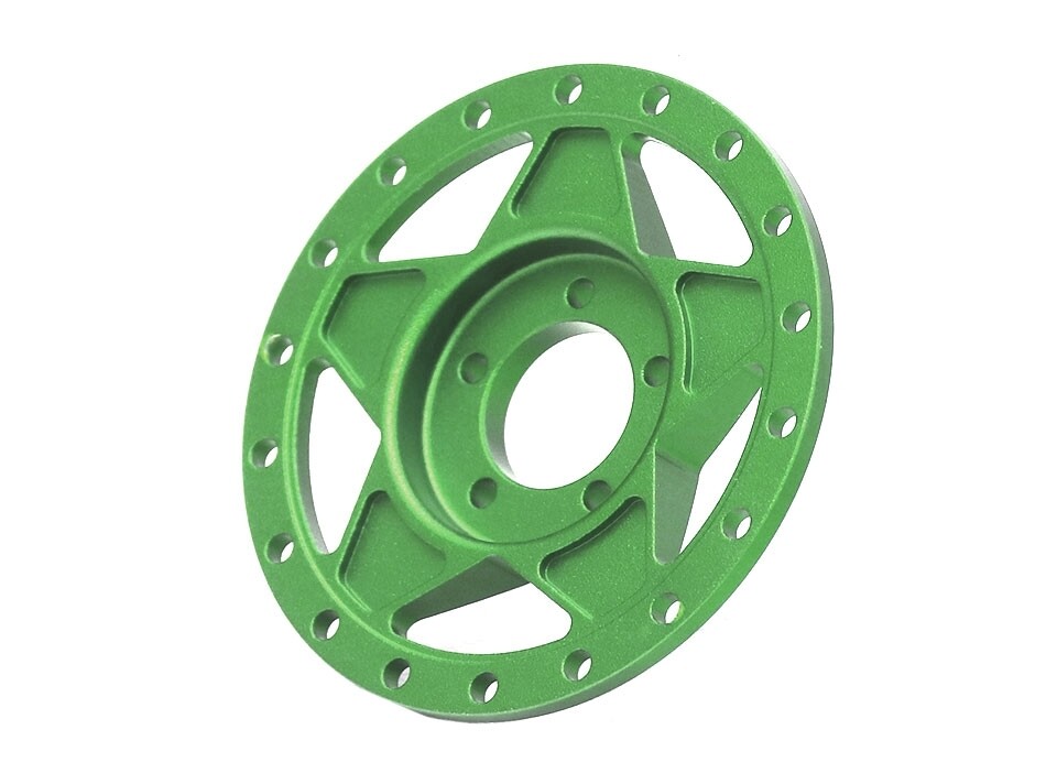 Boom Racing ProBuild™ 1.9&quot; Alum RTS Faceplate (1) Matte Green BRPBF010RTSMG