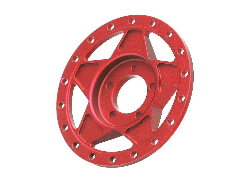 Boom Racing ProBuild™ 1.9&quot; Alum RTS Faceplate (1) Matte Red BRPBF010RTSMR