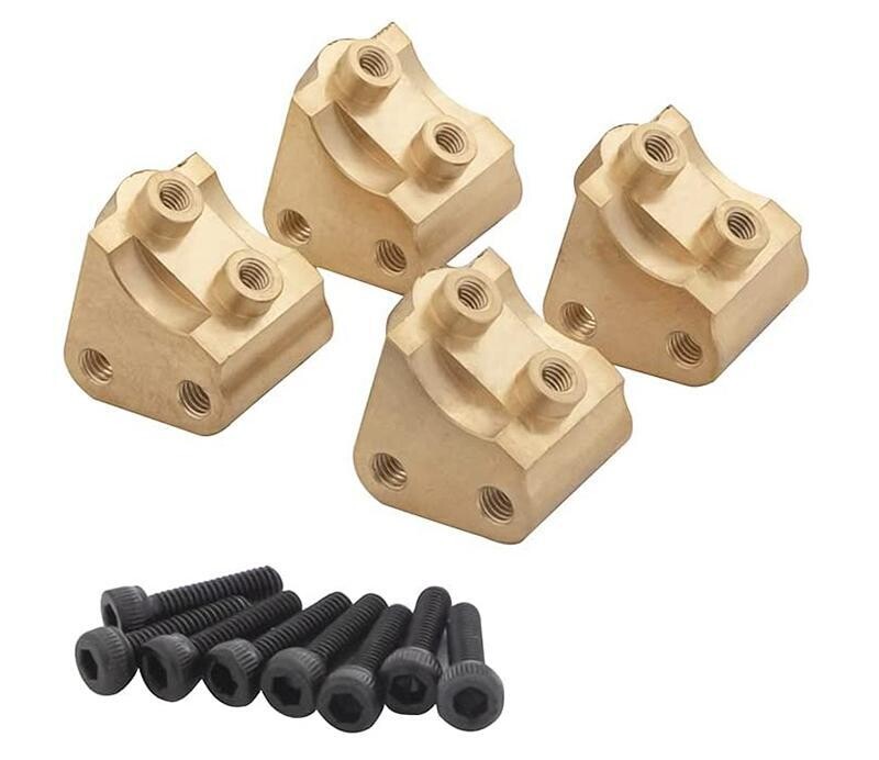 Integy Brass Alloy 45g Total Suspension Linkage Mounts for Axial SCX10 II C31165