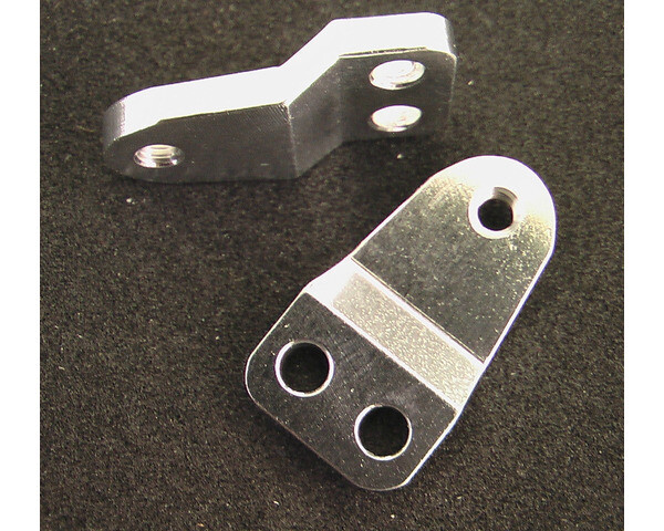 Hot Racing Aluminum M3 Step Type Mount, 2mm Offset, 2pc HRARCM31P08