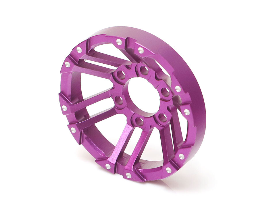 Boom Racing ProBuild™ 1.9&quot; Alum TWS Faceplate (1) Matte Purple BRPBF013TWSMP
