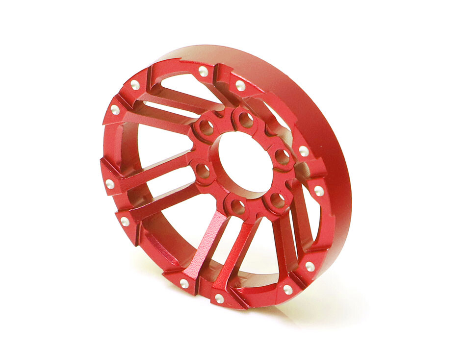 Boom Racing ProBuild™ 1.9&quot; Alum TWS Faceplate (1) Matte Red BRPBF013TWSMRD