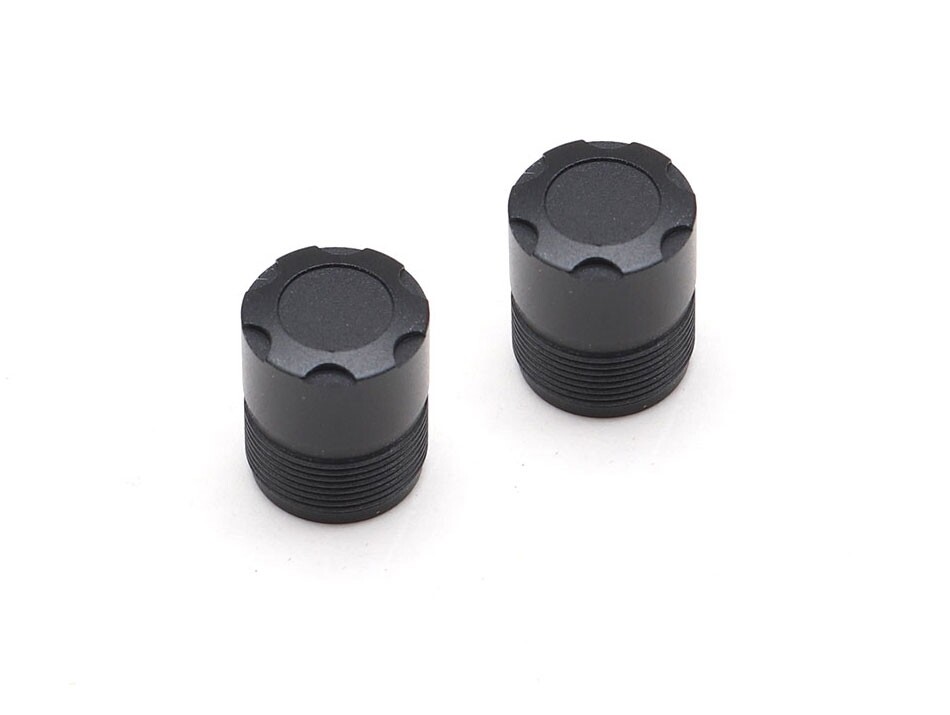 Boom Racing S100 Scale Center Wheel Hub Cap (2) Black (XT5 Series) BRW780923