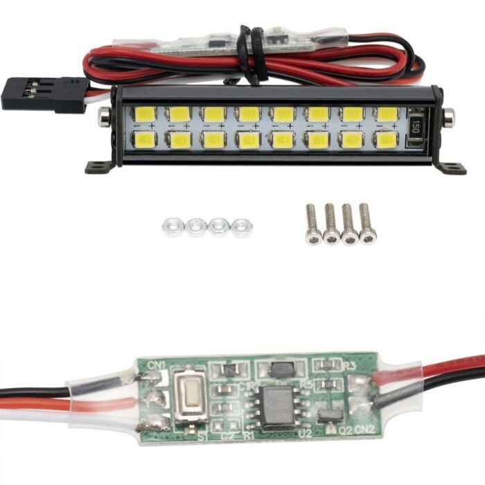 PowerHobby 52MM RC Double Row 16 LED Lightbar w/Controller PHLIGHT-010