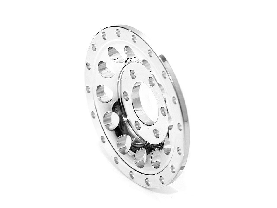 Boom Racing ProBuild™ 1.9&quot; Alum R12 Faceplate (1) Chrome BRPBF009R12CR