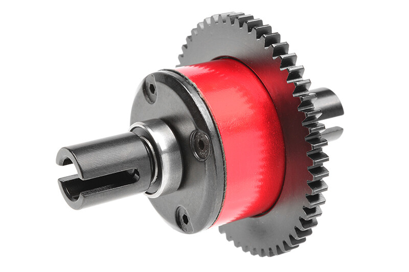 Corally Center Diff Assembly - Aluminum / Steel - 52 Tooth Main Gear - Xpert Build - 100K Oil, Kagama C-00180-685-1