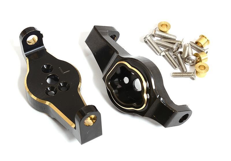 Integy Brass Alloy 49g Each Caster Blocks for Traxxas TRX-4 Scale &amp; Trail Crawler C31369
