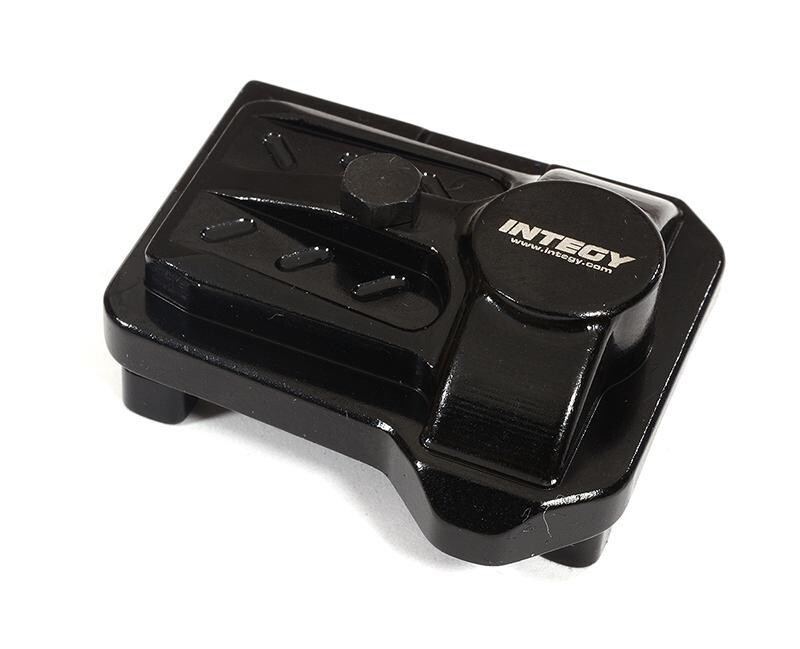 Integy Billet Machined Alloy Differential Cover for Traxxas TRX-4 Crawler C29412BLACK
