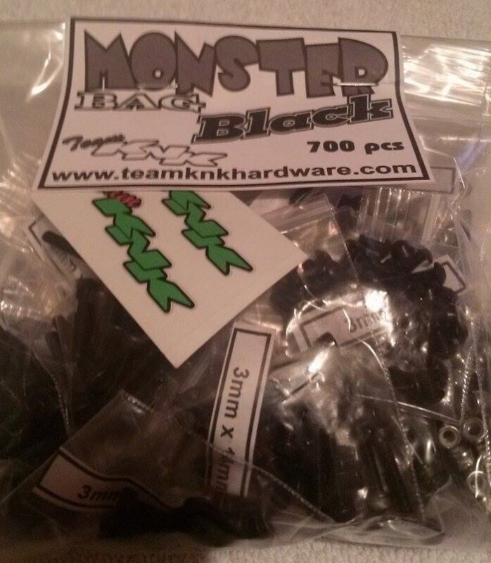 KNK Hardware Monster Bag Black Oxide Hardware Kit (700pc) KNK700MBB