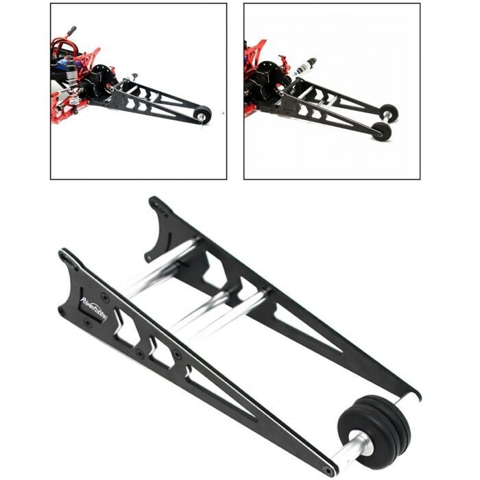 Powerhobby Aluminum Speed Run Wheelie Bar for Traxxas Slash Rustler Bandit PHTRX404