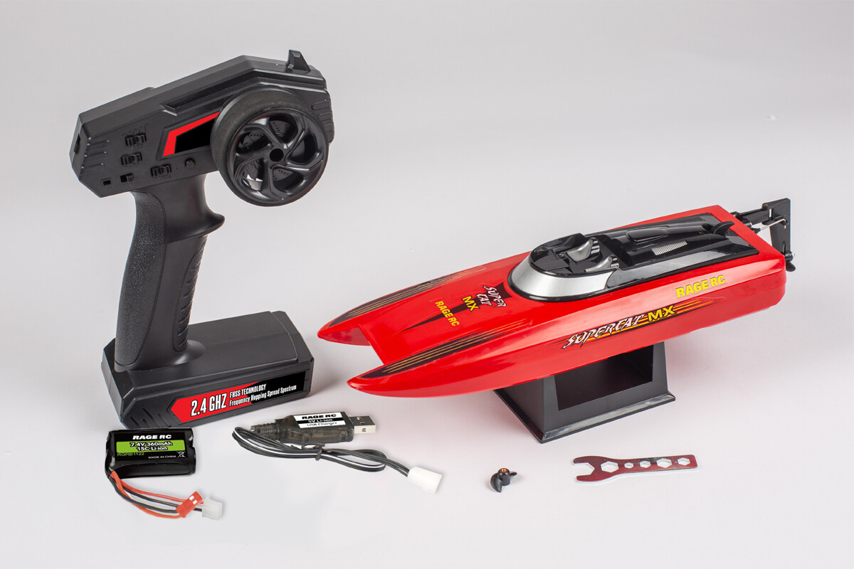 Rage R/C SuperCat MX Electric Micro RTR Boat RGRB1131