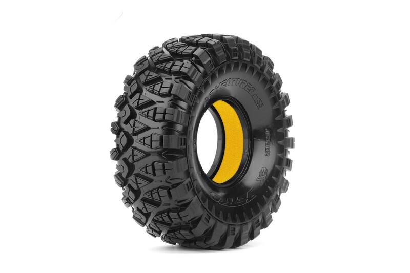 Jetko 2.2 Crawler Adventurer Tires, Super Soft (Yellow) JKO3302SS6214YL