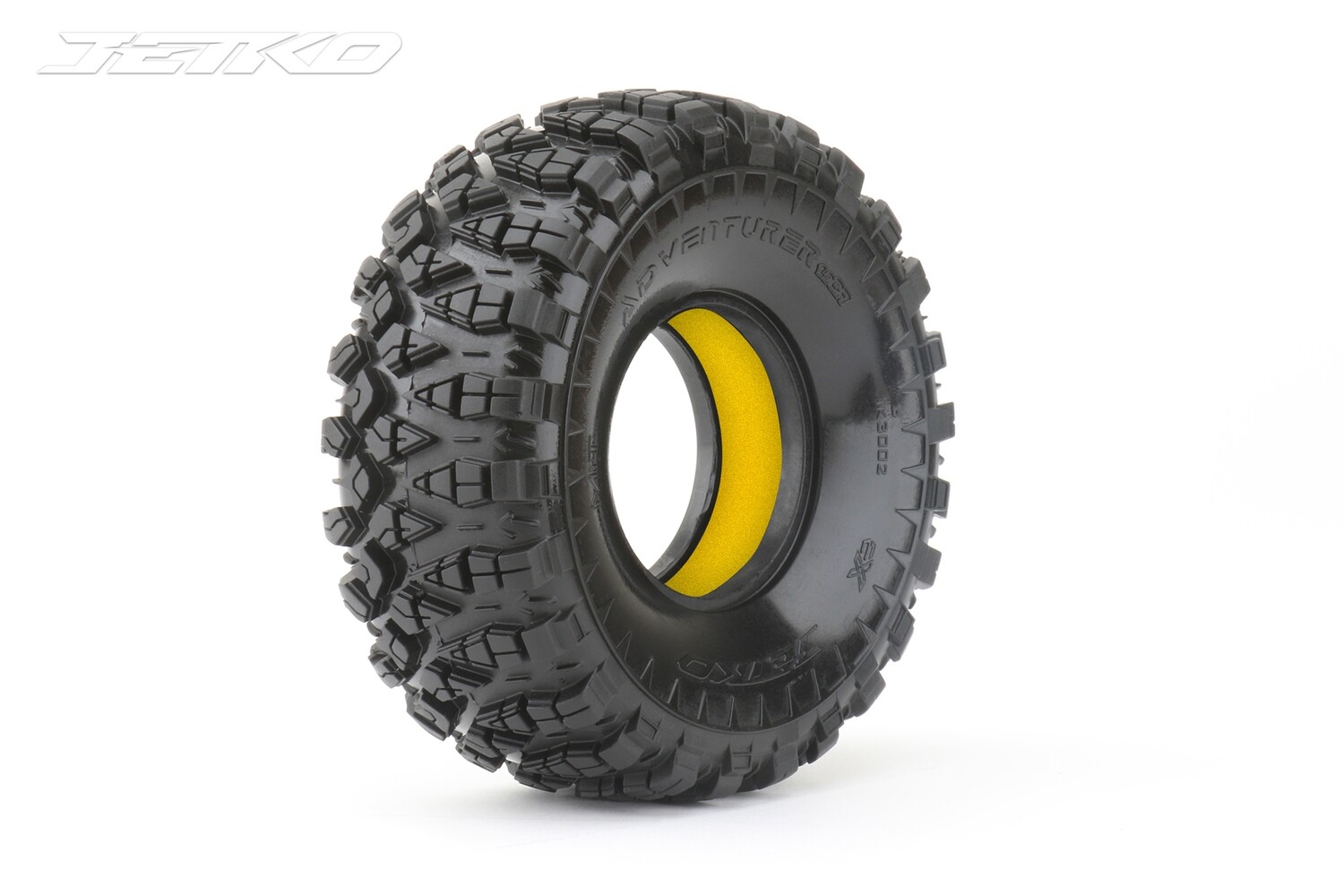 Jetko 1.9 Crawler Adventurer Tires, Ultra Soft, Yellow (2) JKO3002US6212YL