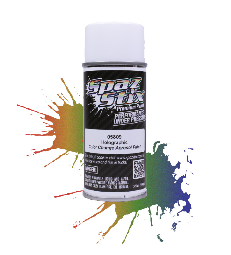 Spaz Stix Color Change Aerosol Paint, Holographic, 3.5oz Can SZX05809