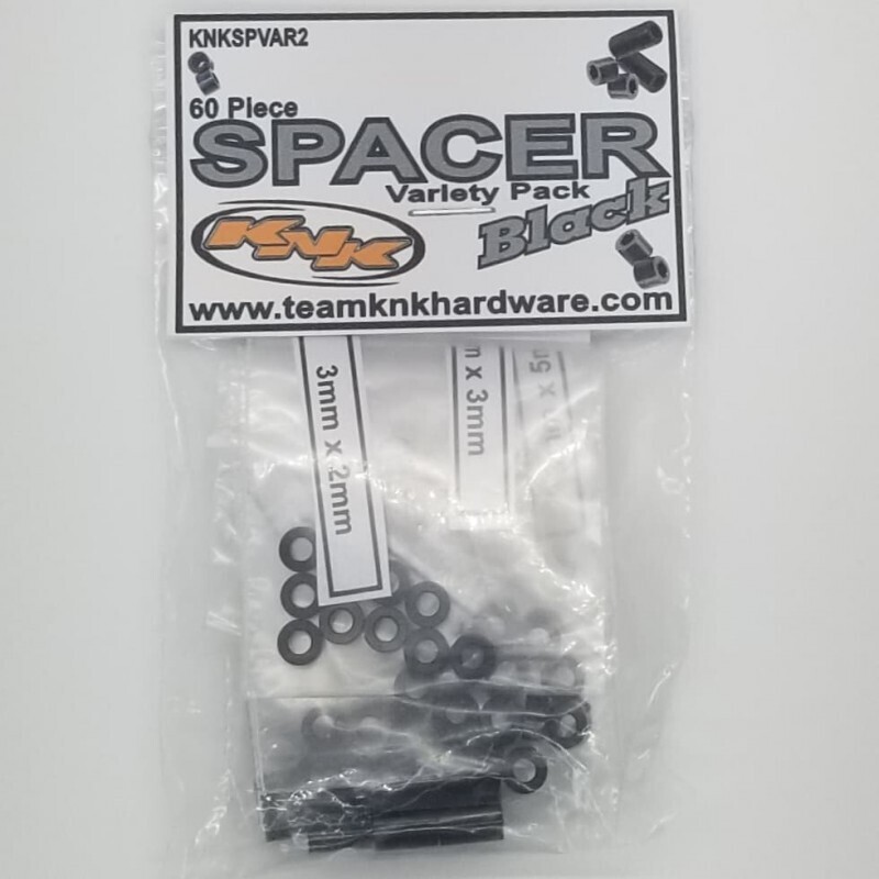 KNK Aluminum Spacer Variety Pack - BLACK