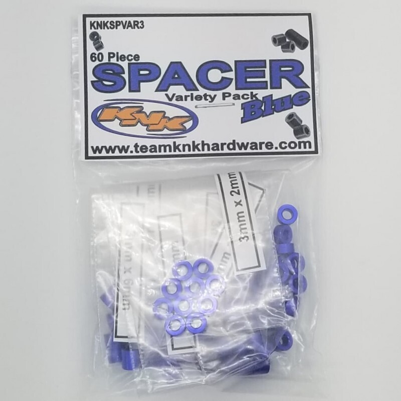 KNK Aluminum Spacer Variety Pack - BLUE