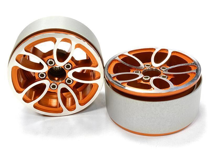 Integy Billet Machined 5 Spoke Type DU Off-Road 1.9 Size Wheel (2) C26176ORANGE