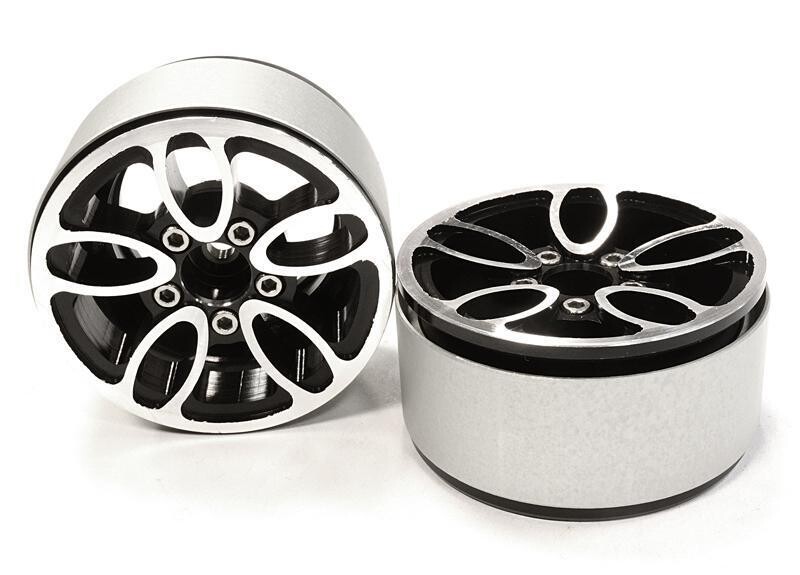 Integy Billet Machined 5 Spoke Type DU Off-Road 1.9 Size Wheel (2) C26176BLACK