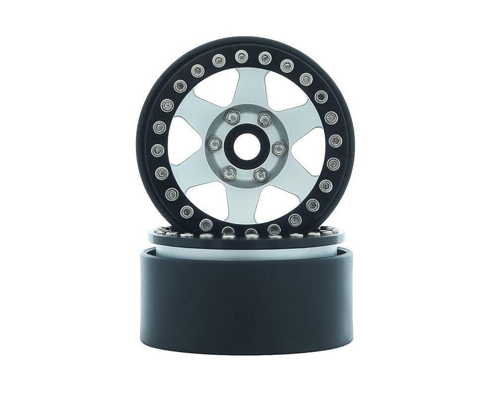 Integy 1.9 Size Billet Machined Alloy Wheel (2) Silver C30762