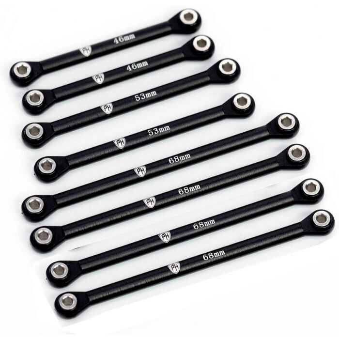 Powerhobby Aluminum Suspension link Set for Traxxas TRX-4M Black PHBTRX589Black