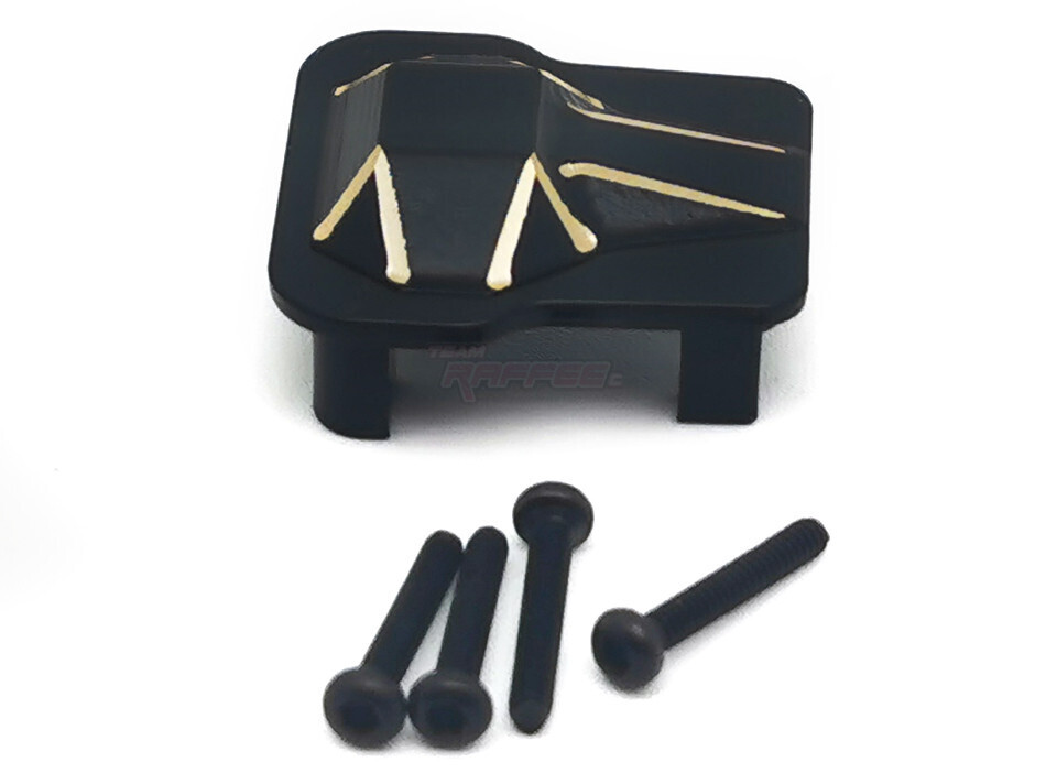 Team Raffee Co. Brass Axle Housing Cover for TRX-4M Black TRC/302894