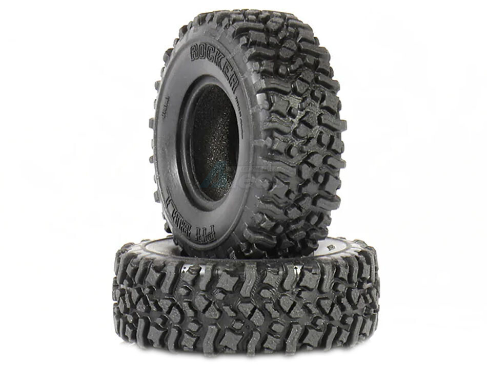 Pit Bull Xtreme RC 1.0 Pit Bull Rocker Scale Tires + Standard Foam // Alien Kompound - 2Pcs PB/PBR1AK