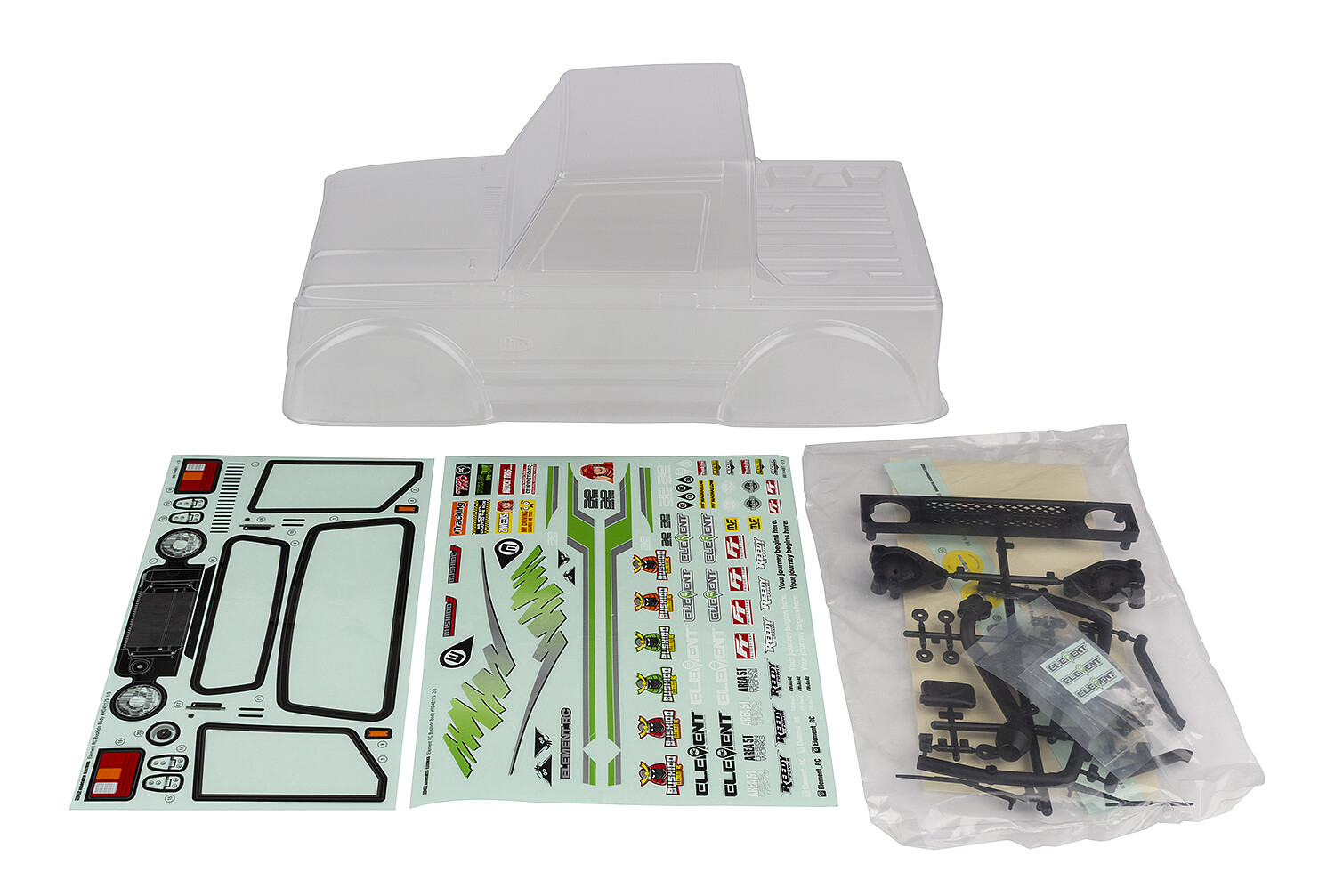 Element Enduro Bushido Body Set, Clear ASC42172