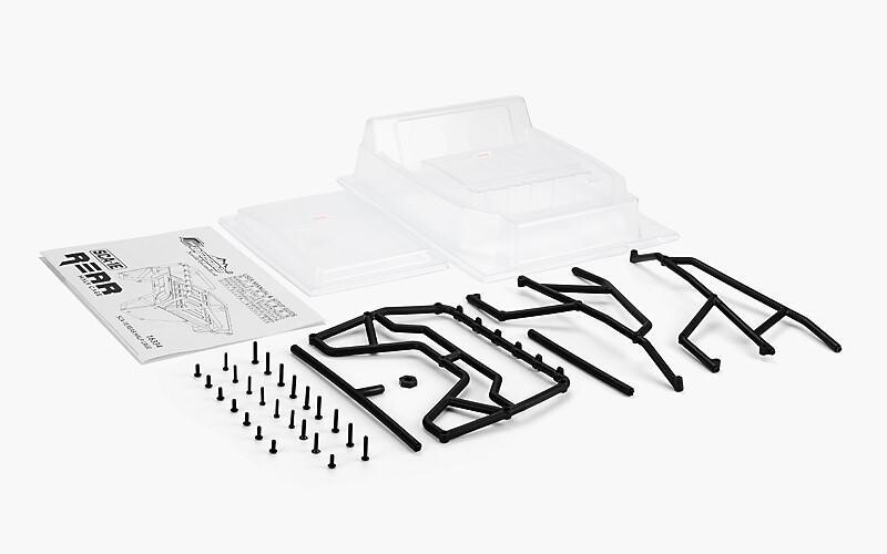 Carisma SCA-1E Rear Half Bed Cage Set (for 285mm &amp; 313mm WB) CIS16334