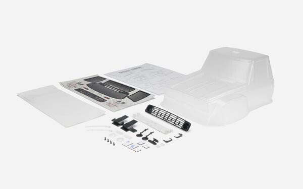 Carisma SCA-1E Coyote Trophy (Half Cab) Clear Body Set CIS16322