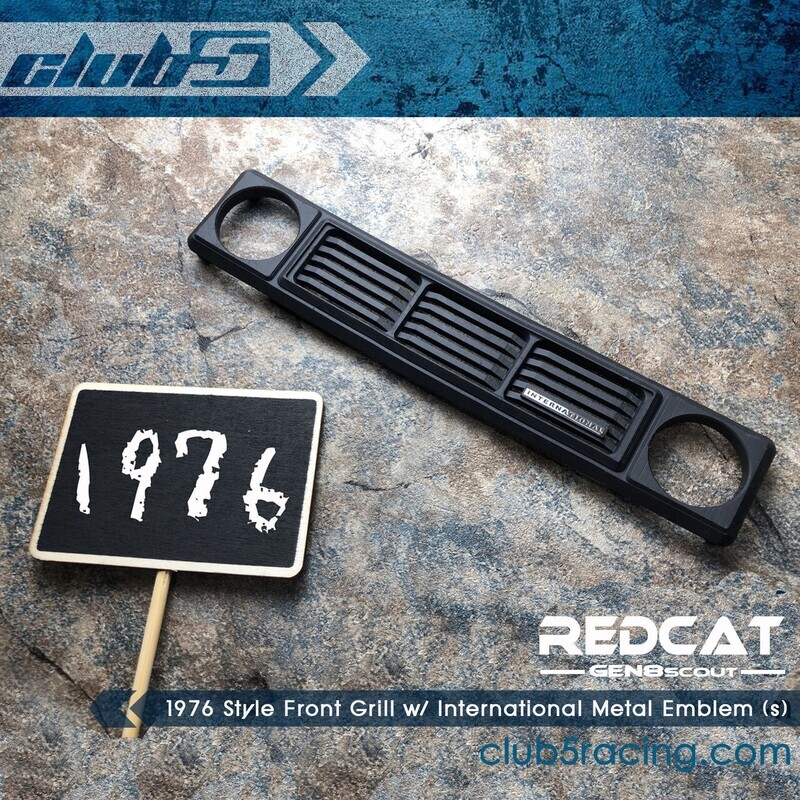 Club 5 1976 Style Front Grill w/ International Metal Emblem for Red Cat GEN8 (S) C-GEN8-0046