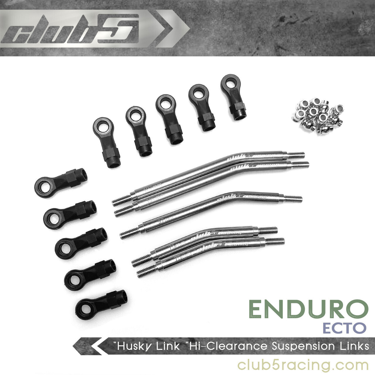 Club 5 &quot;Husky Link &quot;Hi-Clearance Suspension Links for Enduro ECTO C-ELM-103