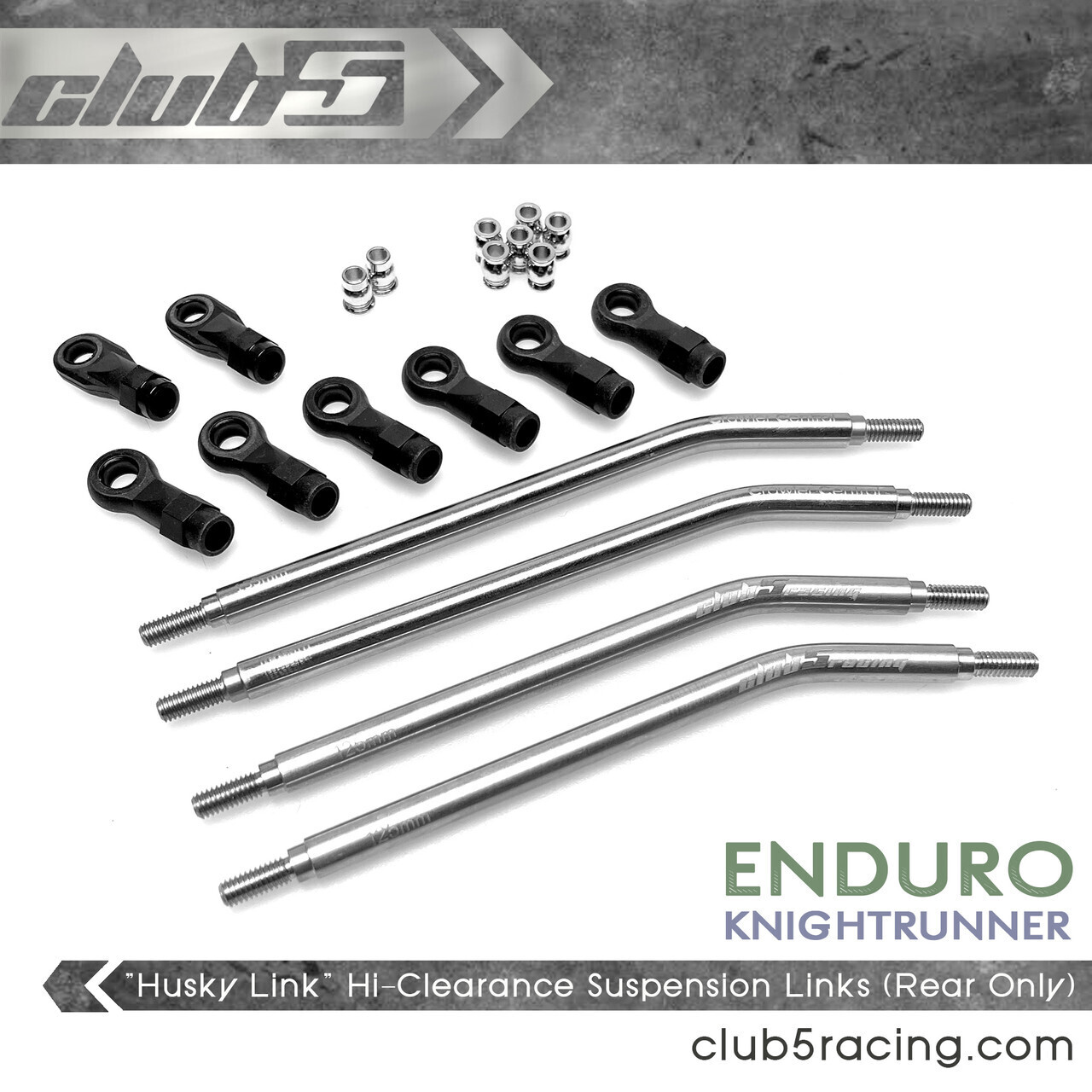Club 5 &quot;Husky Link&quot; Hi-Clearance Suspension Links for Element Knightrunner ( Rear Only ) C-ELM-096