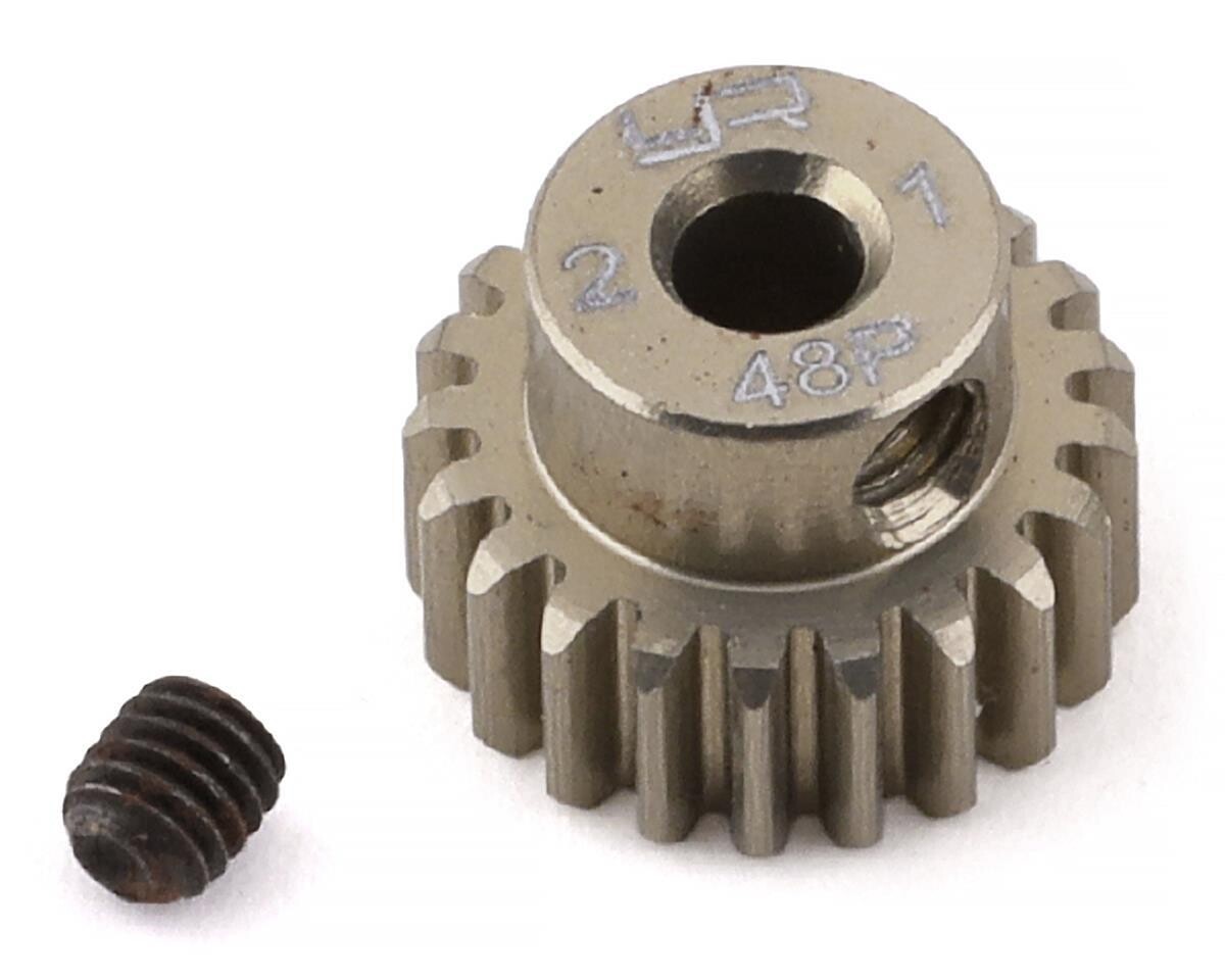 Yeah Racing 48P Hard Coated Aluminum Pinion Gear (15T-30T)