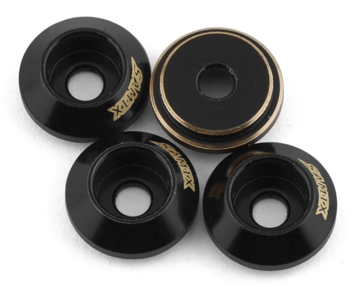 Samix TRX-4M Brass Shock Cups (4) SAMTRX4M-4047
