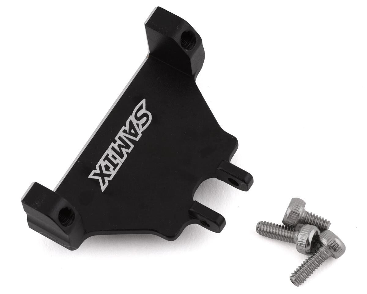 Samix SCX24 Aluminum Servo Mount (Black) (EcoPower/Emax) SAMSCX24-6068E-BK