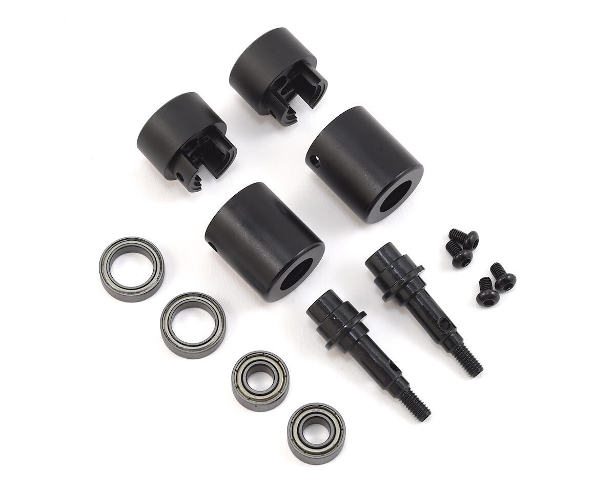 SSD RC TRX-4 Rear Axle Portal Delete Kit (Black) SSD00243