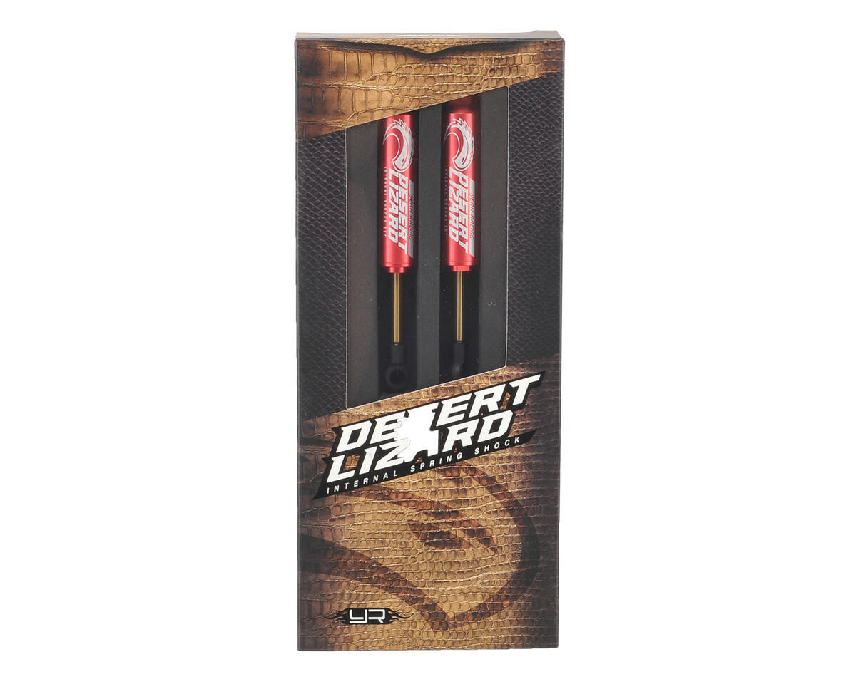 Yeah Racing 90mm Desert Lizard Two Stage Internal Spring Shock (2) (Red) YEA-DDL-090RD