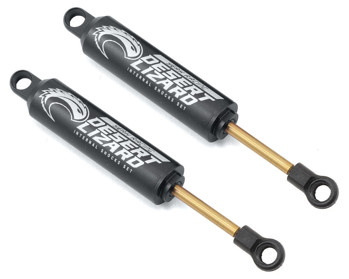 Yeah Racing 90mm Desert Lizard Two Stage Internal Spring Shock (2) (Black) YEA-DDL-090BK