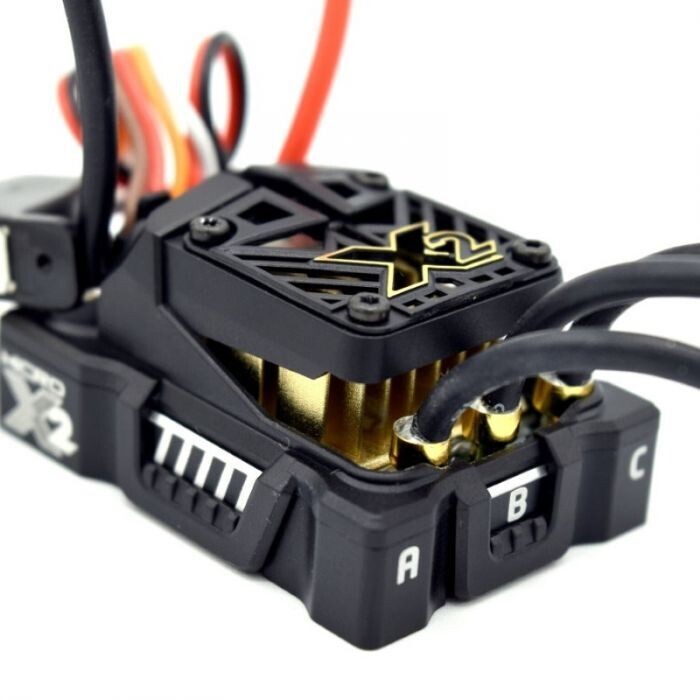 Castle Creations Mamba Micro X2 16.8V WP Sensored ESC with 4.0mm Connectors  010-0171-00