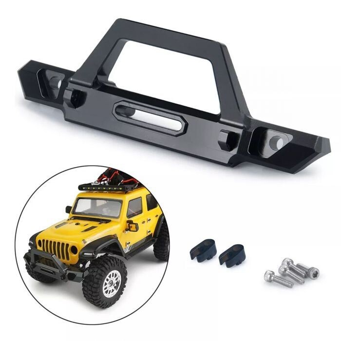 Powerhobby SCX24 Jeep Gladiator Bronco Front Aluminum Bumper PHSCX24745