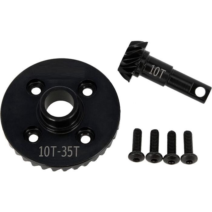 Powerhobby Steel Helical Diff Ring / Pinion Underdrive 35T / 10T Gear for Traxxas TRX-4  PHBTRX611