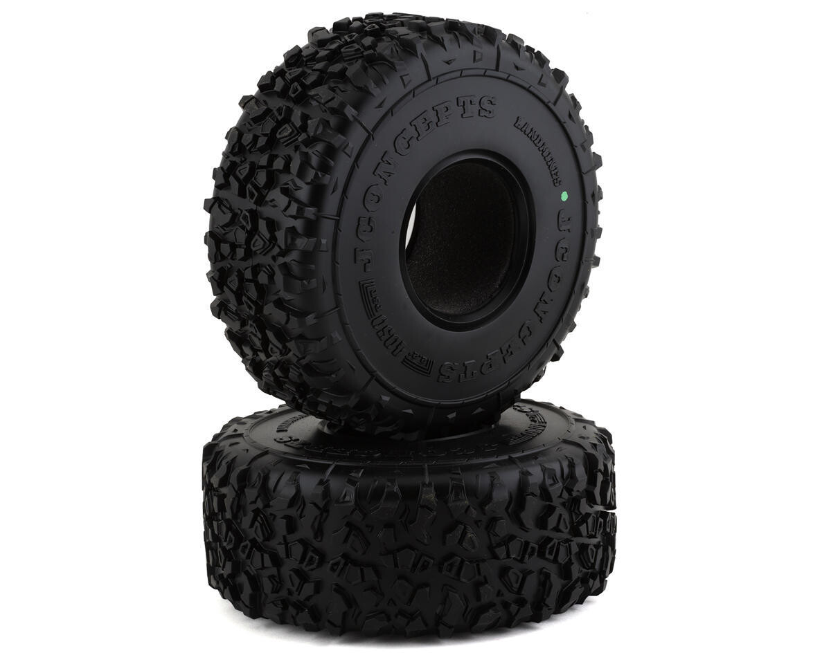 JConcepts Landmines 2.2&quot; Rock Crawler Tires (2) (Green) JCO4050-02