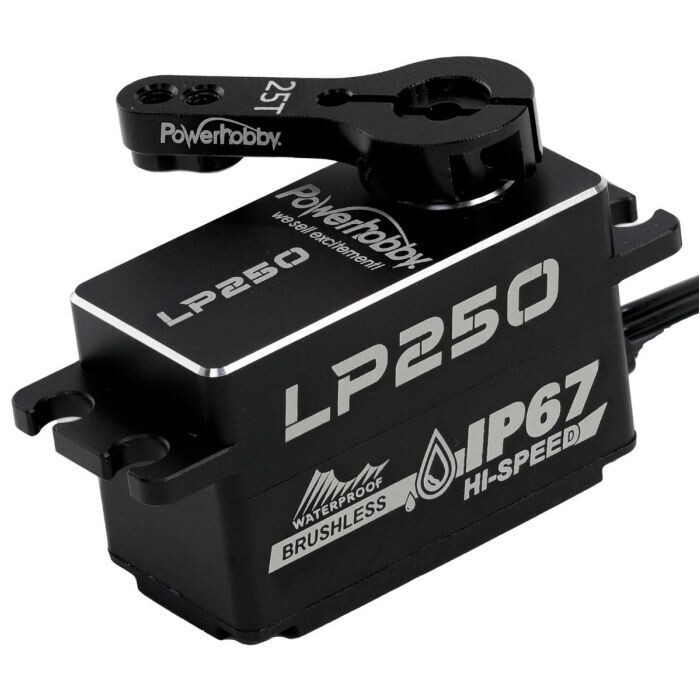 Powerhobby LP250 19KG Programmable Waterproof Low Profile Hi-Speed Servo LP250