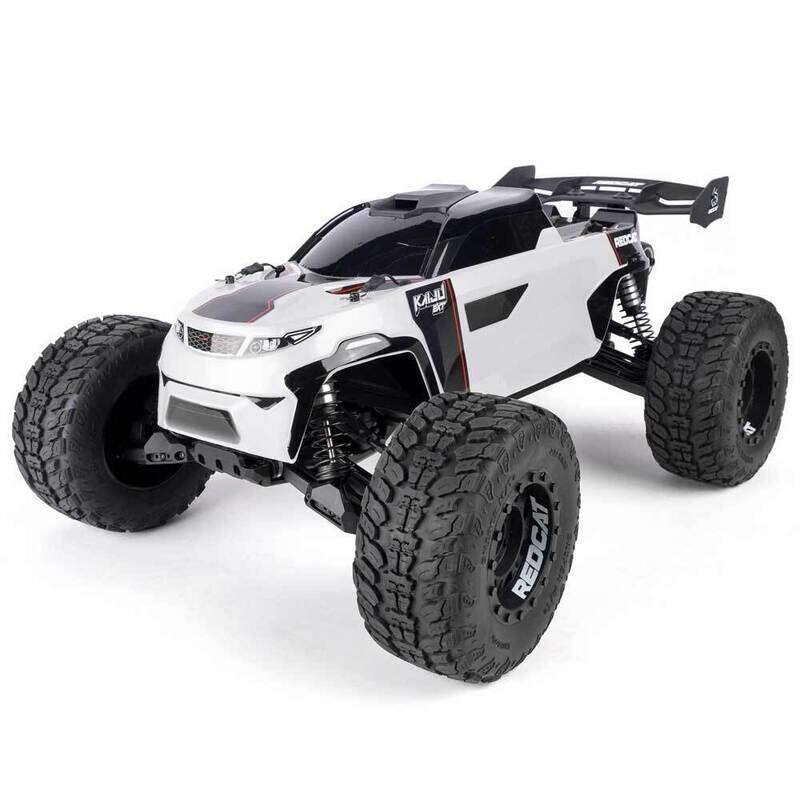 Redcat Kaiju EXT 1/8 Scale Brushless Electric Monster Truck (Batteries &amp; Charger NOT Included) - White