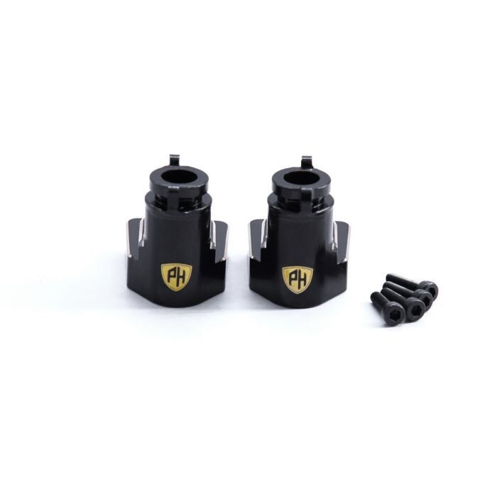 Powerhobby Brass Rear Axle Carriers AXIAL UTB18 Capra Black PHB5167